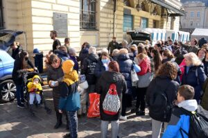 Ukrainian refugees in Krakow